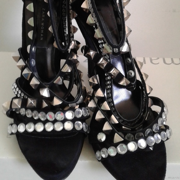 Zara Studded Heels - Picture 5 of 5